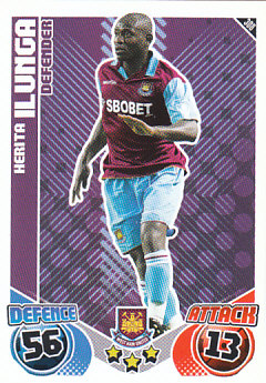 Herita Ilunga West Ham United 2010/11 Topps Match Attax #308